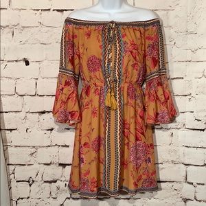Jealous Tomato Boho Minidress, Size S